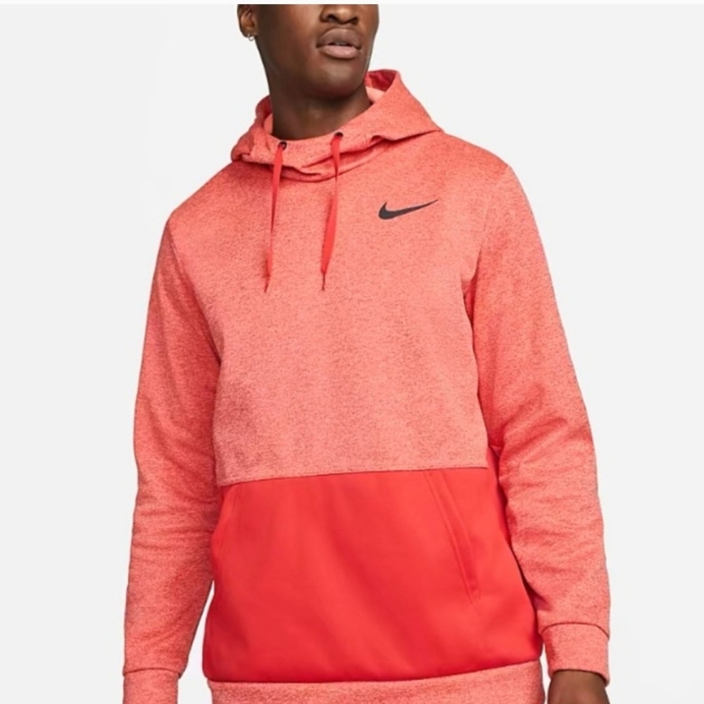 NIKE Therma Men's Pullover Training Hoodie RED
